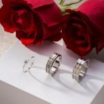 aliança e solitário